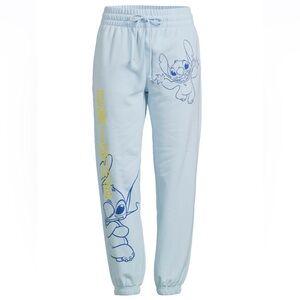 Disney Stitch Women’s Juniors Graphic Jogger Pant , Size Medium NWT